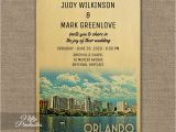 Wedding Invitations orlando Fl orlando Florida Wedding Invitation Printed Nifty Printables