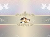 Wedding Invitations with Doves Template Of Wedding Invitation Card with Gold Rings and