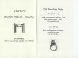 Wedding Welcome Party Invitation Cindy and Len S Wedding Invitation and Program Cindy and