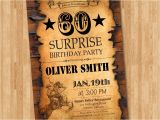 Western Birthday Invitations for Adults 60th Birthday Invitation Western Birthday for Men Adult