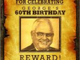 Western Birthday Invitations for Adults Wanted Birthday Invitation Western Cowboy Wanted Poster