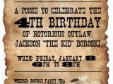 Western theme Party Invitation Template 20 5×7 Wanted Poster Western themed Birthday Party by