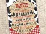 Western theme Party Invitation Template Western Invitation Free Template
