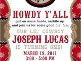 Western theme Party Invitation Template Western Invitation Template Free