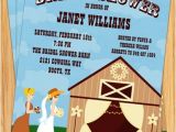 Western themed Bridal Shower Invitations Country Western Bridal Shower Invitations Cute Barn