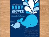 Whale themed Baby Shower Invitations Whale Baby Shower Invitation Printable Baby Shower Invites