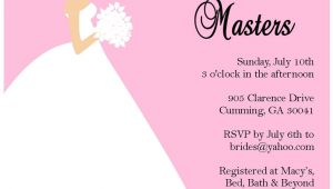 What to Put On A Bridal Shower Invite Bridal Shower Invitations Custom Bridal Shower
