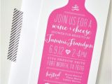 Wine and Cheese Bridal Shower Invitations Wine and Cheese Party Invitations