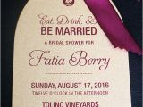 Wine Bottle Bridal Shower Invites Wine Bottle Invitation