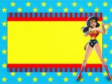 Wonder Woman Party Invitation Template Wonder Woman Free Printable Invitations Oh My Fiesta
