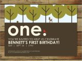 Woodland themed First Birthday Invitations forest First Birthday Party Invitation Woodland forest Party