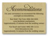 Wording for Hotel Information On Wedding Invitations Wedding Accommodations Cards Wedding Ideas and thoughts