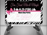 Wording for Mary Kay Party Invitations Mary Kay Zebra Party Invitation by Ofcreativity On Etsy