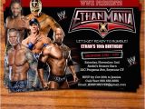 Wrestling Party Invitations 52 Best Images About Wwe Bday Party On Pinterest