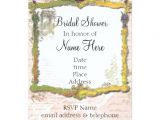Write In Bridal Shower Invitations French Script Writing & Gold Crown Bridal Shower 5×7 Paper