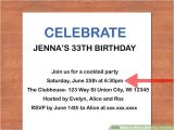 Writing An Invitation for A Birthday Party How to Write A Birthday Invitation 14 Steps with Pictures