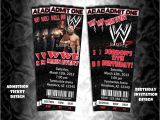 Wwe Birthday Party Invites 25 Best Ideas About Wrestling Party On Pinterest