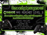 Xbox Party Invitation Template Video Game Party Birthday Party Invitation with or by