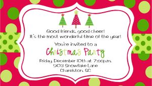 Xmas Party Invitation Template Christmas Party Invitations