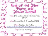 Year End Party Invitation Template Year End Party Invitation Card