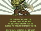 Yoda Birthday Party Invitations Star Wars Yoda Printable Birthday Party Invitation Diy