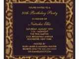 Zazzle 30th Birthday Invitations Leopard 30th Birthday Party Invitations