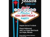 Zazzle Birthday Party Invitations Las Vegas 60th Birthday Party Invitation