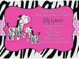 Zebra Print Baby Shower Invites Baby Shower Invitation Beautiful Zebra Print Baby Shower