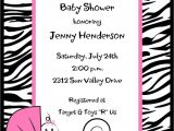 Zebra Print Baby Shower Invites Zebra Print Baby Shower Invitations by Pmcinvitations On Etsy