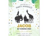 Zoo Animal Party Invitation Template Safari Birthday Invitation Zoo Wild Jungle Animals
