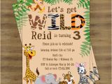 Zoo Party Invitation Template Safari Birthday Invitation Jungle Birthday Invitation Zoo